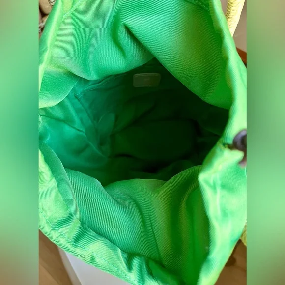 Woven Tote Bag with Panda Design - Picture 3 of 14